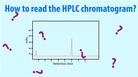 how to read hplc chromatogram